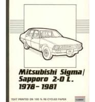 Mitsubishi Owner's Repair Guide: Sigma and Sapporo and Galant, 2.0 Litre, 1978 to 1981