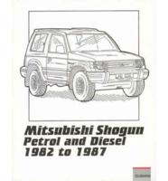 Owner's Repair Guide for Mitsubishi Shogun 2.6 Litre Petrol, 2.3 and 2.5 Litre Diesel, 1983-88