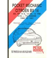 Citroen Bx 14 1.4 Litre Models, 1988-91