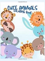 Cute Animals Coloring Book For Kids: Animals Coloring Books for Kids ages 4-8, Cute Patterns with Playful Animals, Big Fun For Kids, Cute Animal Coloring Book for Girls and Boys, ( Special Gift To Offer )