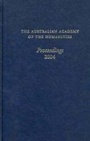 The Australian Academy of the Humanities Proceedings