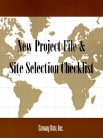 New Project File and Site Selection Checklist