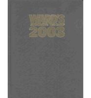 Ward's Automotive Yearbook 2003
