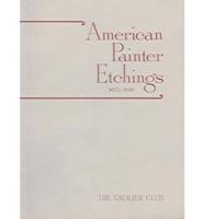 American Painter Etchings, 1853-1908