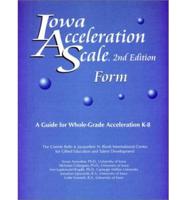Iowa Acceleration Scale Form/Summary and Planning Record