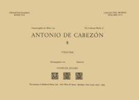 CW 4 ANTONIO DE CABEZÓN (1510-1566), Collected Works. Vol. 2. 27 Tientos. Edited by Charles Jacobs