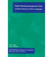 Family Planning Management Terms