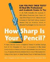 How Sharp Is Your Pencil?