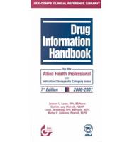 Drug Information Handbook for the Allied Health Professional