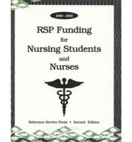 Rsp Funding for Nursing Students and Nurses 2000-2002