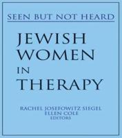 Jewish Women in Therapy