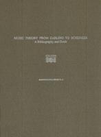 Music Theory from Zarlino to Schenker
