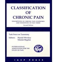 Classification of Chronic Pain