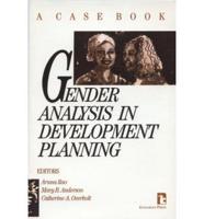 Gender Analysis in Development Planning