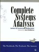 Complete Systems Analysis; The Workbook, The Textbook, The Answers