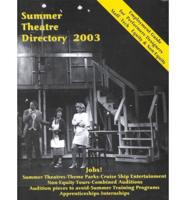 Summer Theatre Directory 2003