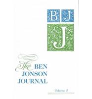 The Ben Jonson Journal