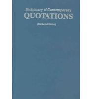 Dictionary Of Contemporary Quotations
