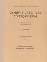 Corpus Vasorum Antiquorum. [United States of America]