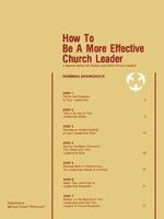 How to Be a More Effective Church Leader