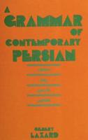 A Grammar of Contemporary Persian