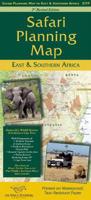 African Safari Planning Map to East and Southern Africa