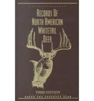 Records of North American Whitetail Deer