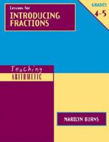 Lessons for Introducing Fractions