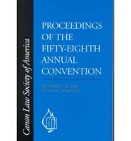 Proceedings of the Fifty-Eighth Annual Convention