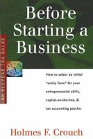 Before Starting a Business