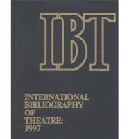 International Bibliography of Theatre