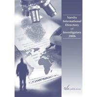 Varsity International Directory of Investigators 2006