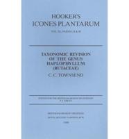 Taxonomic Revision of the Genus Haplophyllum (Rutaceae)