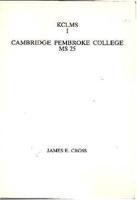Cambridge Pembroke College MS.25