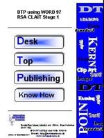 Desktop Publishing Know How