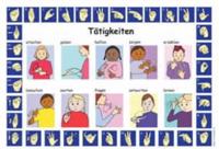 Let's Sign: A4 German Sign Language Poster/Mats A4 Set of 4