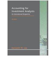 Accounting for Investment Analysts