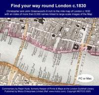 Find Your Way Round London C. 1830