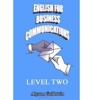 English for Business Communications. Level Two