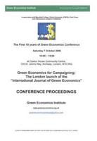 Green Economics for Campaigning