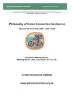 Philosophy of Green Economics Conference