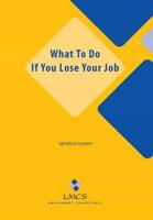 What to Do If You Lose Your Job