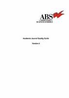 The Association of Business Schools Academic Journal Quality Guide