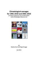 Climatological Averages for 1981-2010 and 2001-2010