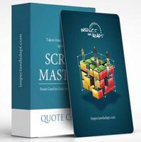 Scrum Mastery Quote Cards