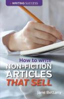 How to Write Non-Fiction Articles That Sell