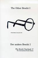 The Brecht Yearbook/Das Brecht-Jahrbuch, Volume 17