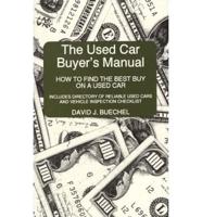 The Used Car Buyer's Manual