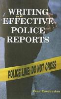 Writing Effective Police Reports