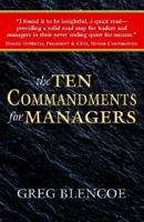 The Ten Commandments for Managers